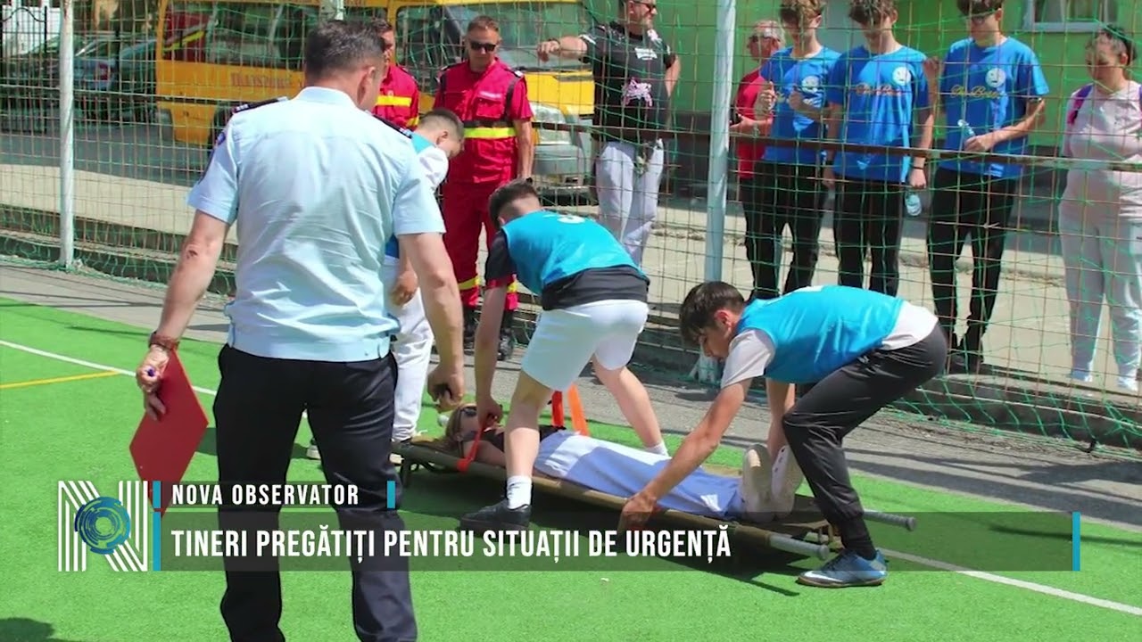 Tineri pregătiți pentru situații de urgență