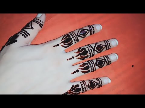 Latest Mehndi Design for Fingers 2021 | New Easy Finger Henna Design | Syeda's Design |