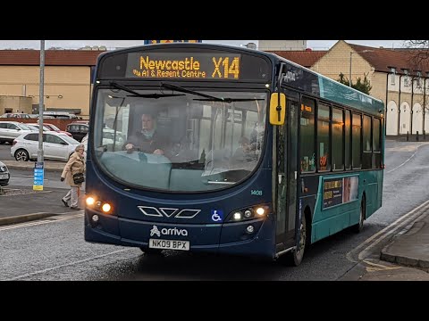 Hill Climb | Route X14: 1408/NK09BPX - VDL SB200 Wright Pulsar 2