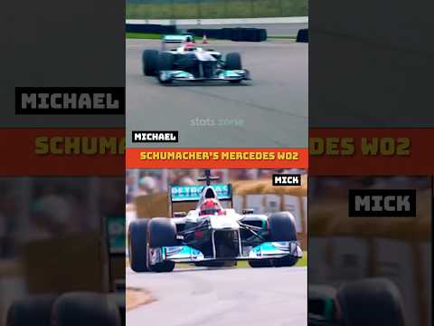 Thumbnail for Mick Schumacher drives his father's Mercedes W02 wearing same race gear 😊🔥 #f1 #shorts #shortsfeed by FIA