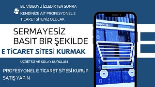 20 DAKİKADA E-TİCARET SİTESİ KURMAK! PRESTASHOP 2024