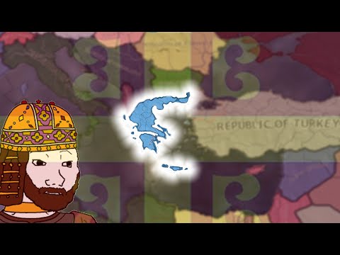 Greece Reforms The Byzantine Empire In HOI4...