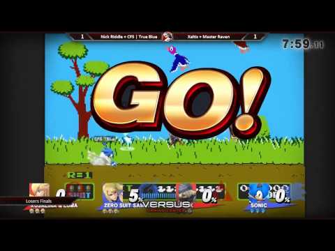 VS EVO 2015 Doubles - Losers Finals - Master Raven + Xaltis vs. NickRiddle + True Blue - Smash 4