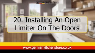German Kitchen Store - 20. Installing an Open Door Limiter