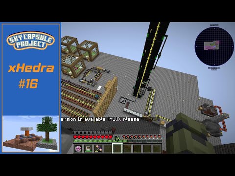 Sky Capsule Project E16 - Laser Drill, Finishing Thermal & Flux Network + Bee Breeding