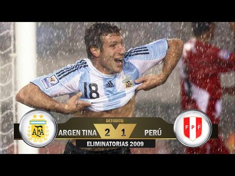 #DeToditoRetro / Argentina 2-1 Perú / Eliminatoria 2009 South Africa / Relato Sebastian Vignolo
