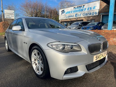 SH13KJY - 2013 BMW 5 Series 2.0 520d M Sport Titanium Silver 4dr Saloon Automatic Diesel