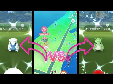 first ever double shiny sandshrew community day event