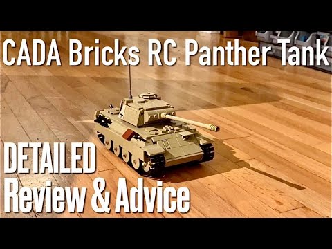 Victoria BC: CADA Bricks RC Panther Tank Detailed Review + Building Tips & Advice! (Plz sub & share)