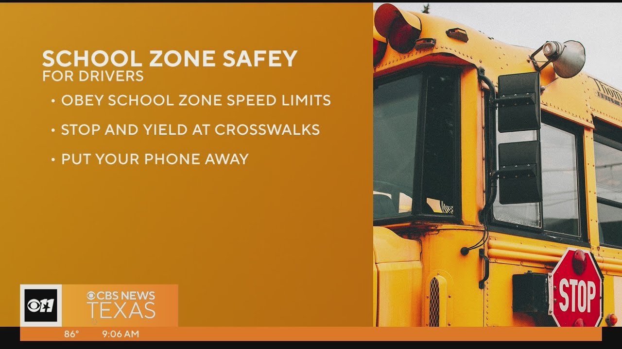 Here are school zone safety tips for drivers