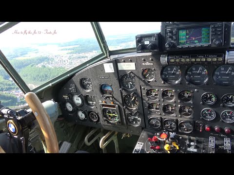 How to fly the Junkers Ju 52 Airplane - Inside the Cockpit