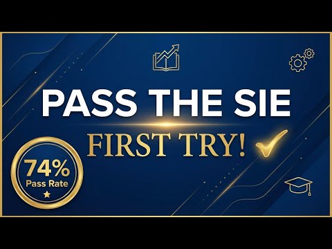 How to Pass the SIE Exam First Try (2026): 10 Proven Strategies