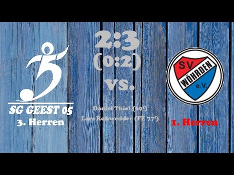 Highlights SG Geest 05 III vs. SV Wöhrden - 12.11.2016