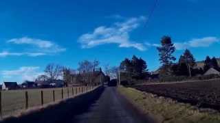 preview picture of video 'Winter Drive To Collessie Fife Scotland'