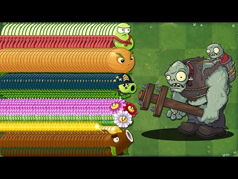300 Plants vs Team Modern Day Zombies LEVEL 50 - Who Will Win? - PvZ 2 Challenge