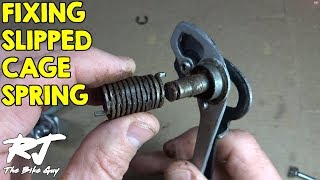 Fixing Shimano Sora Rear Derailleur With Slipped Cage