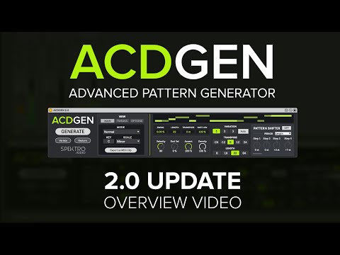ACDGEN Max for Live Edition 2.0  – Overview Video