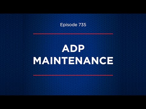 ADP Maintenance