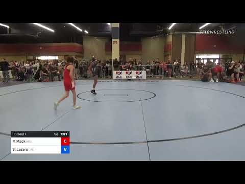 70 Lbs Rr Rnd 1 - Peytton Mack, Rise Wrestling Vs Sophia Lazaro, California Grapplers 03bb
