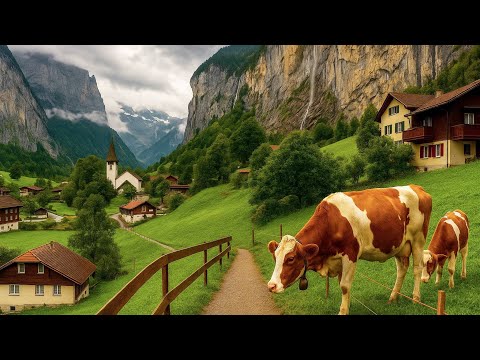 El Paraíso de Suiza: Paseo Tranquilo por el Impresionante Valle de Lauterbrunnen