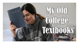 My Old College Textbooks | Little Miss Funeral