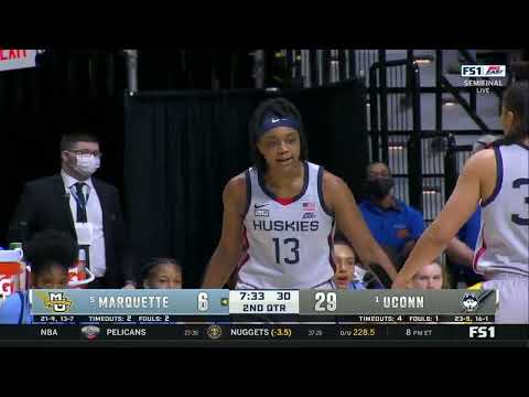 UConn Women's Basketball Highlights v. Marquette 03/06/2022 (Big East Tournament Semifinals)