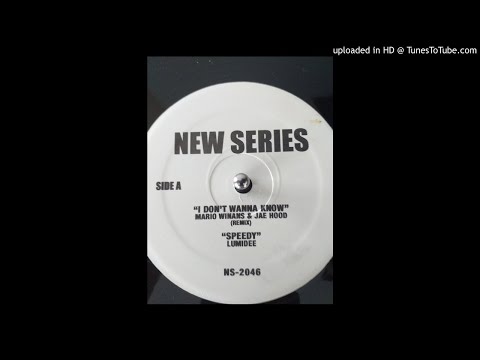 MARIO WINAMS FEAT JAE HOOD ..i Don't wanna know