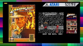 Atari ST Game Review - INDIANA JONES AND THE TEMPLE OF DOOM