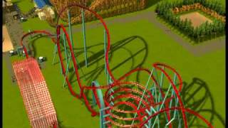 preview picture of video 'RCT3 Flaming Ice'