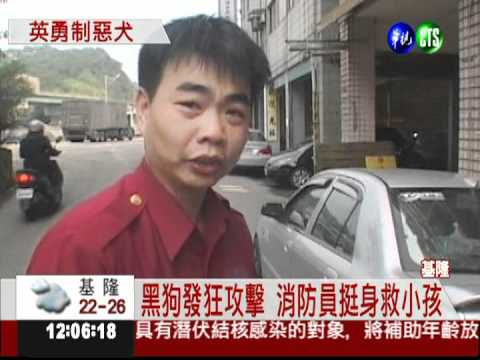 挺身救幼童 消防員被狗咬