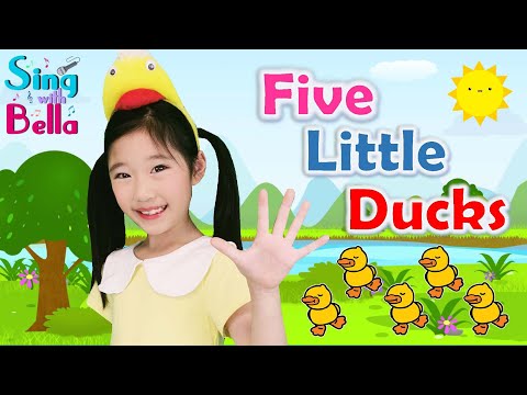 Five Little Ducks with Actions and Lyrics | Kids Action Song | Children’s Songs by Sing with Bella