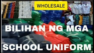 SAAN BILIHAN  NG MGA WHOLESALE NA  SCHOOL UNIFORM SA BACLARAN #Philippines