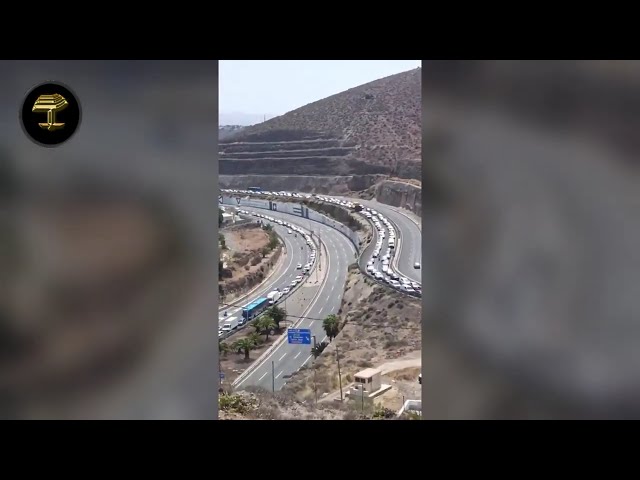 Colapso circulatorio por las obras del Cabildo de Gran Canaria