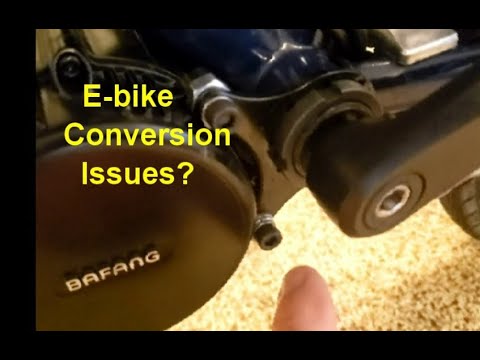 E-Bike Conversion Issues - 73mm Bottom Bracket, Battery Placement, Gearshift Sensor Placement