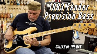 Video thumbnail for 1983 Fender Precision Bass | Guitar of the Day - Roberto Vally by Normans Rare Guitars