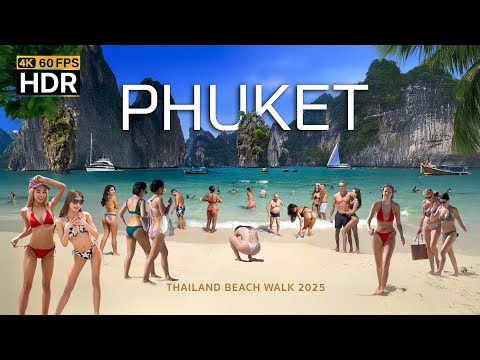 🇹🇭 4K HDR | The Most Beautiful Beaches in Phuket 🔥 A Virtual Thailand Beach Walk 2025