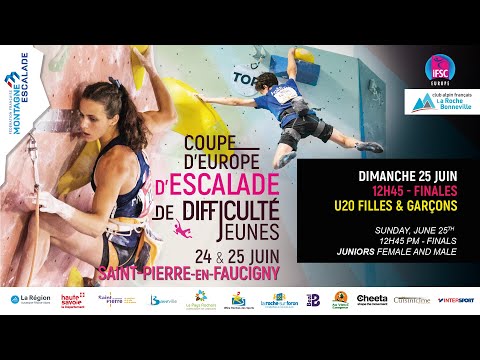 #3 Final Junior - EUROPEAN YOUTH CUP lead climbing - ST. PIERRE FAUCIGNY 2023