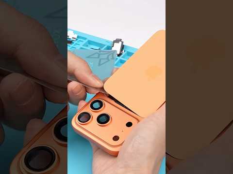 iPhone 17 pro Teardown back glass  #iphone17pro #shorts