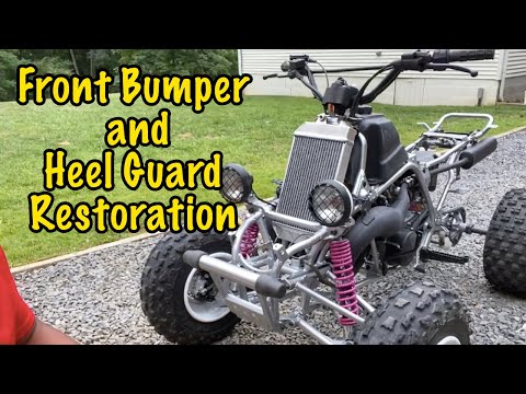 1992 Vintage Banshee OEM Front Bumper Heel Guard Rear Brake Restoration