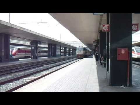 E656.254 in partenza con l' IC 707 Roma Termini - Taranto