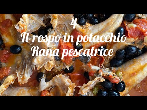 Il rospo i potacchio( rana pescatrice)