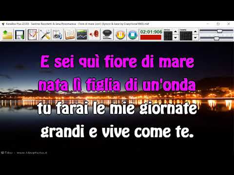 Santino Rocchetti & Jana Ponomareva - Fiore di mare (cori)(Syncro by CrazyHorse1965) Karabox-Karaoke