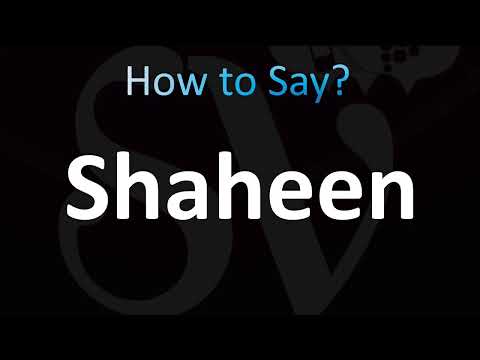 How to Pronounce Shaheen (CORRECTLY!)