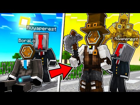 100 GÜNDE TİTAN CLOCK-MAN OLABİLECEK MİYİM ?! 🕑 - Minecraft