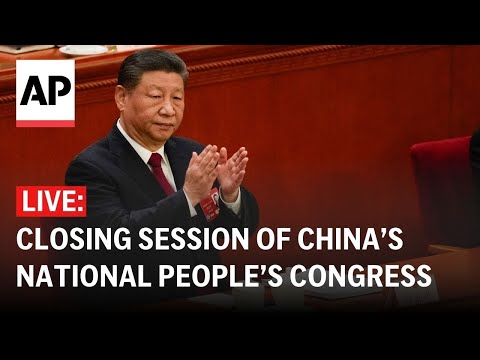 LIVE: Closing session of China's annual National People's Congress
