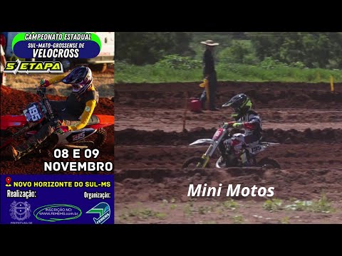 Mini Motos em Novo Horizonte do Sul pelo Sul-mato-grossense de Velocross 2025