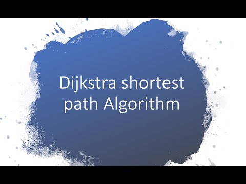 Dijkstra Algorithm (shortest path algorithm in 3 minutes)