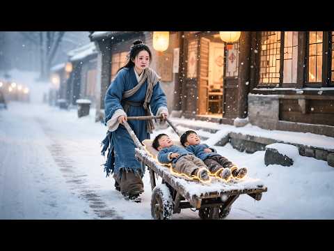 🔥丈夫戰死單身母親帶著兩兒大雪中求醫卻只能二選一？卻不想丈夫冒死救下的人是尊貴的王爺，帶小兒子回家成才讓她當王妃！ #最火短剧