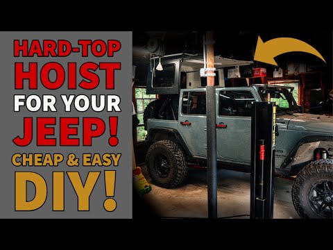 Jeep Hard Top Hoist Installation & First Impressions // EASY DIY!