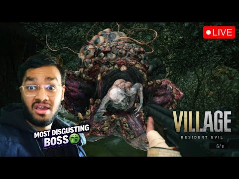 🔴LIVE | “MOST DISGUSTING BOSS 🤢” SALVATORE MOREAU | Resident Evil 8